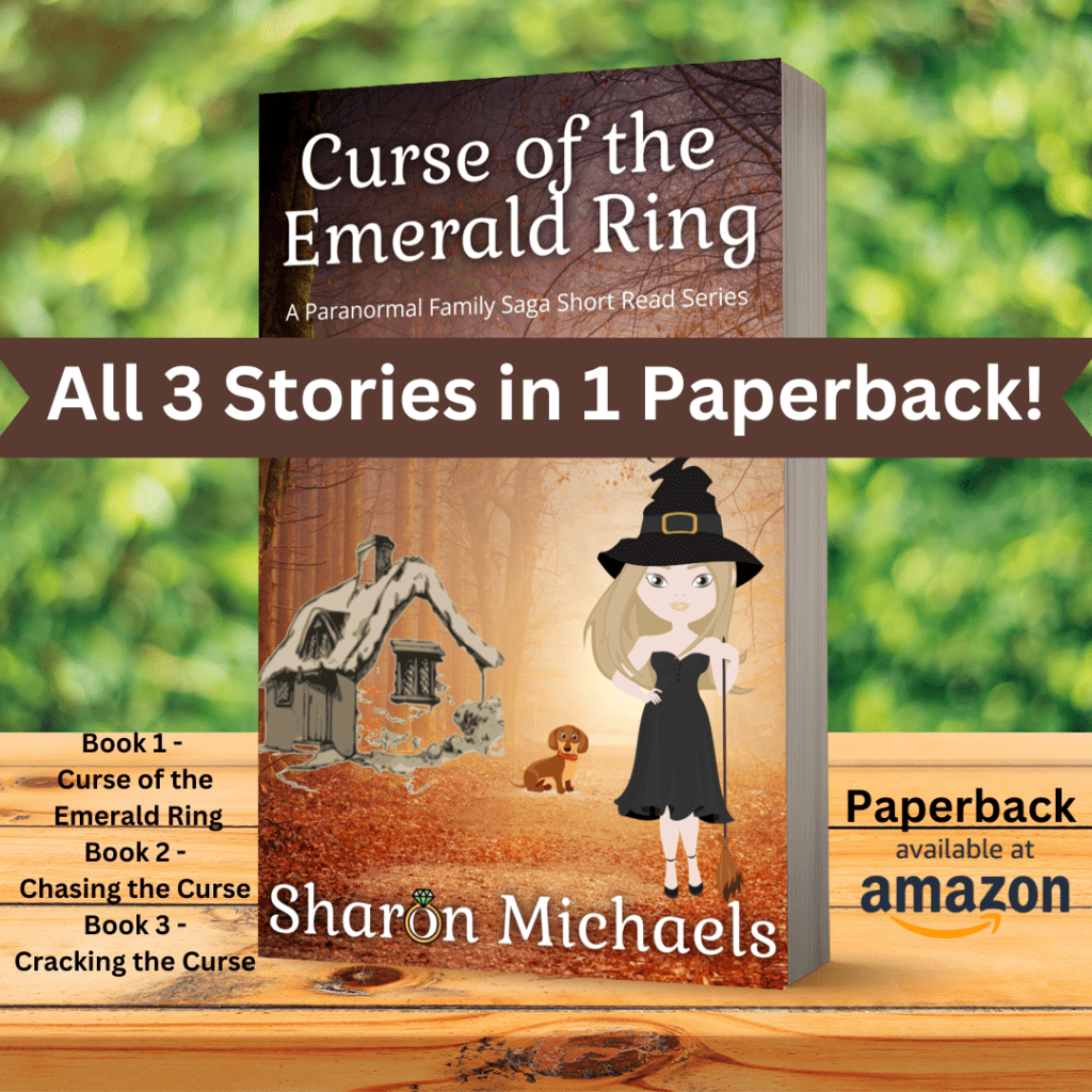 Curse of the Emerald Ring Paperback on Amazon by Bestselling Author Sharon Michaels