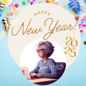 Happy New Year 2025 from Author Sharon Michaels