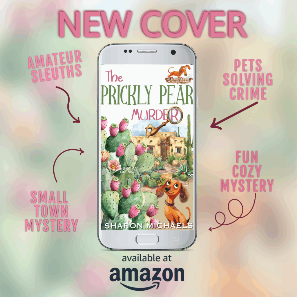 A fun cozy mystery with talking animals from Author Sharon Michaels on Amazon
