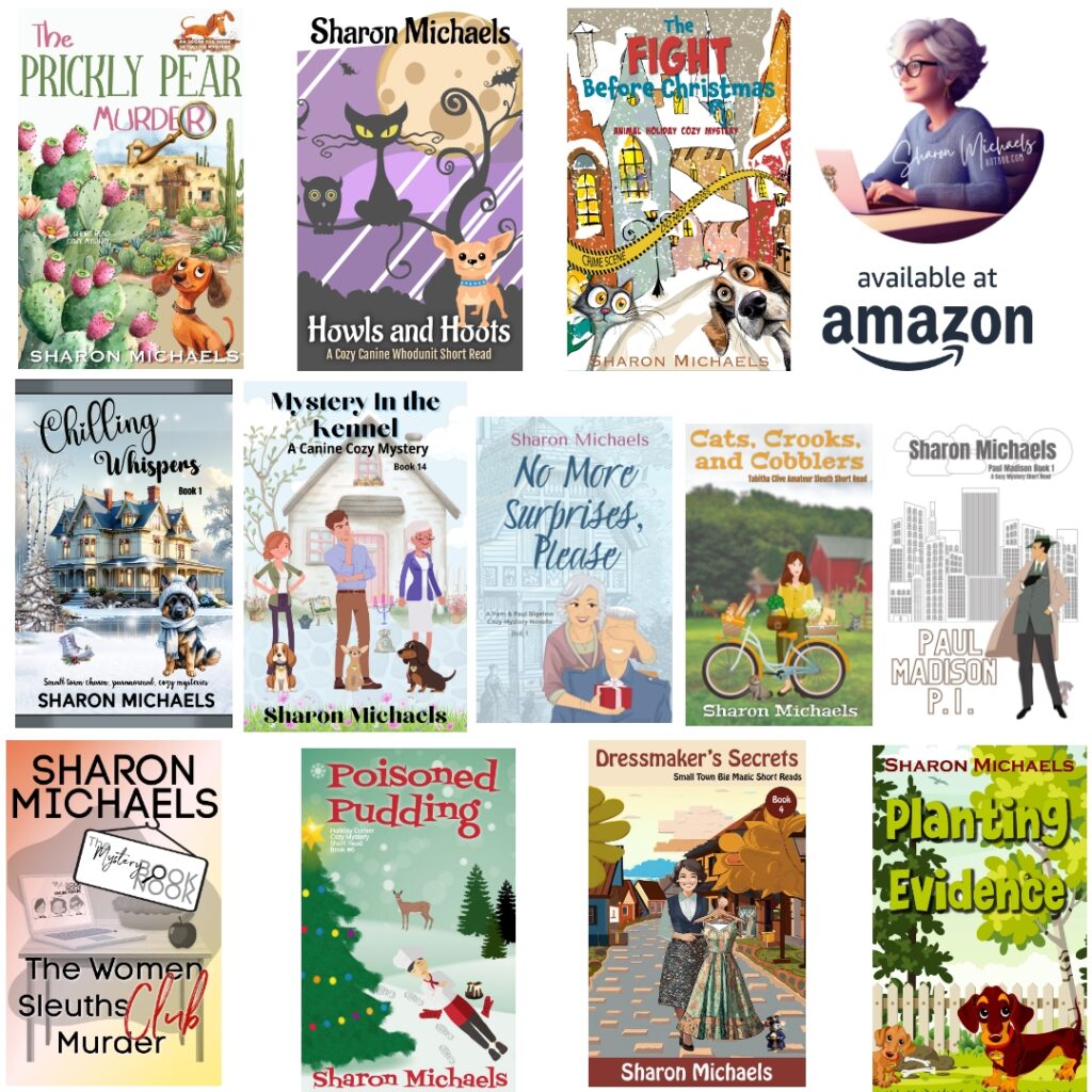 Cozy Mystery Author Sharon Michaels on Amazon and Kindle Unlimited